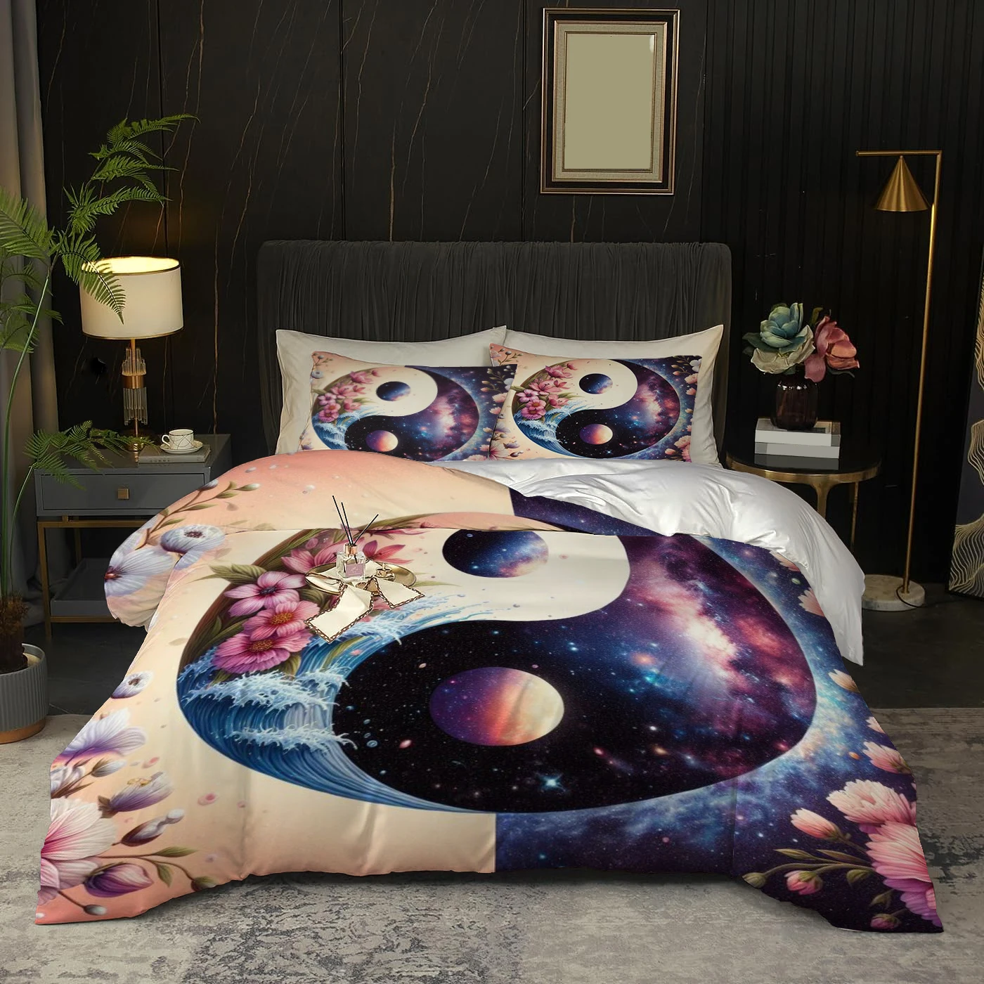 Tai Chi pattern 3D printed down duvet cover set, soft and comfortable bedding set, duvet cover pillowcase set
Tai Chi pattern 3D printed down duvet cover set, soft and comfortable bedding set, duvet cover pillowcase set
