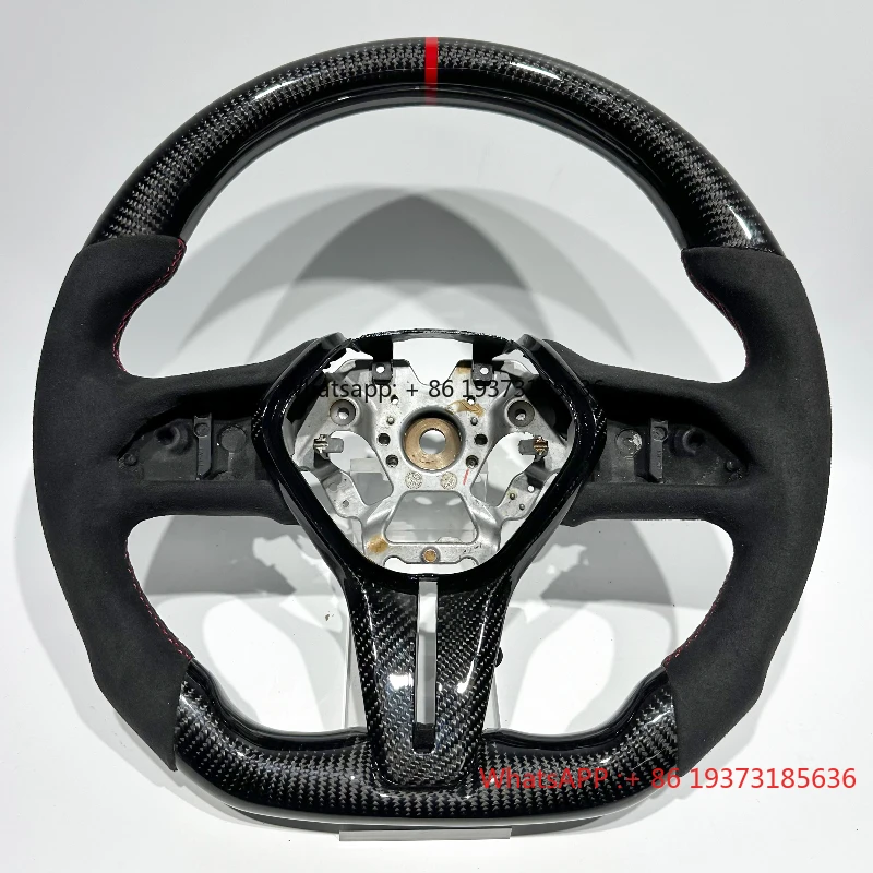 Hot Selling US Stock Customized Real Carbon Fiber Steering Wheel Suitable for Nissan for Infiniti Q50 Q60 Car Steering Wheel
Hot Selling US Stock Customized Real Carbon Fiber Steering Wheel Suitable for Nissan for Infiniti Q50 Q60 Car Steering Wheel