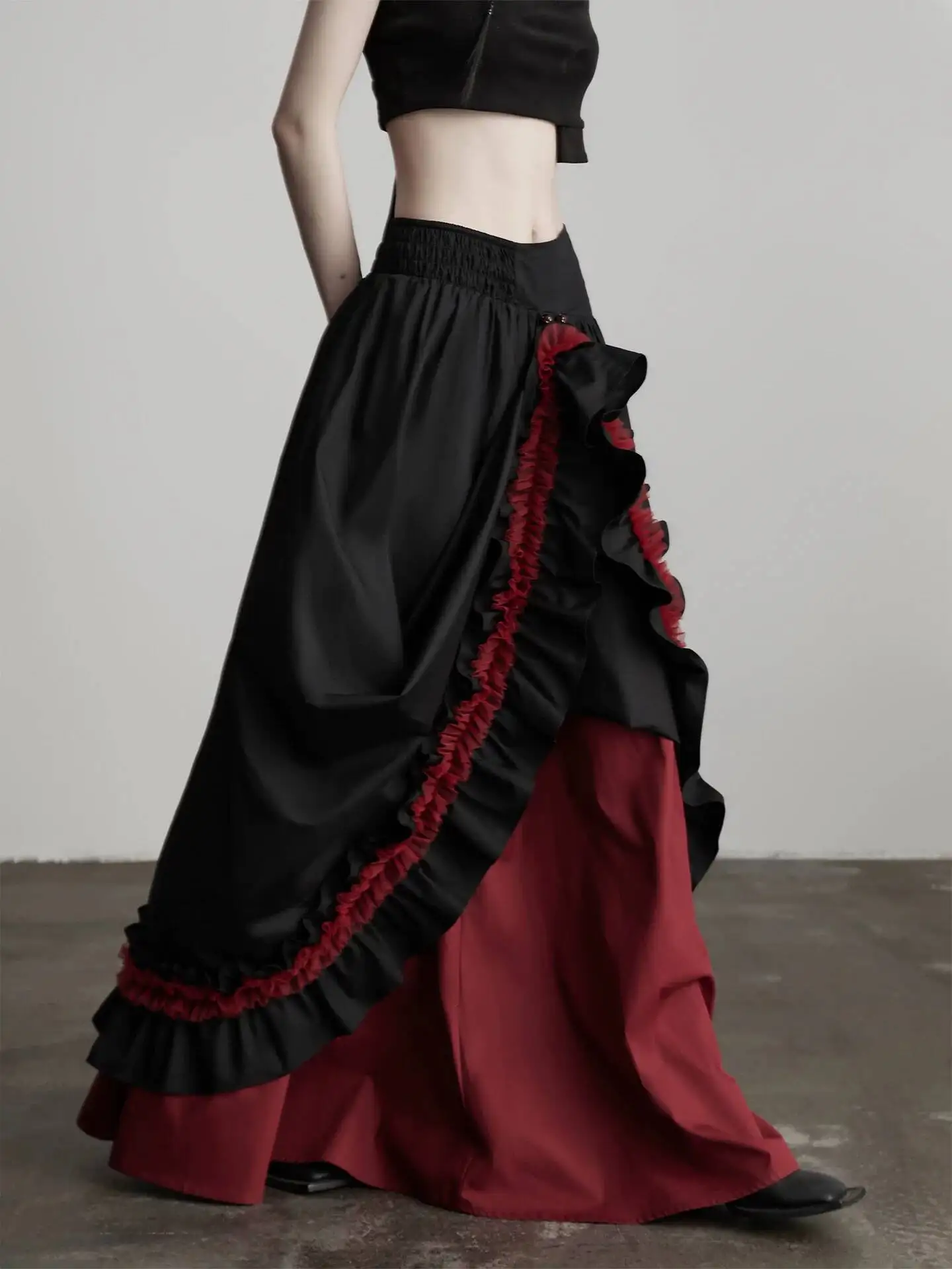 New Rose Ashes Drown In The Dark Night Gong Yanfeng Pure Cotton Dual Level Thin Version A-line Skirt Grand Skirt
New Rose Ashes Drown In The Dark Night Gong Yanfeng Pure Cotton Dual Level Thin Version A-line Skirt Grand Skirt
