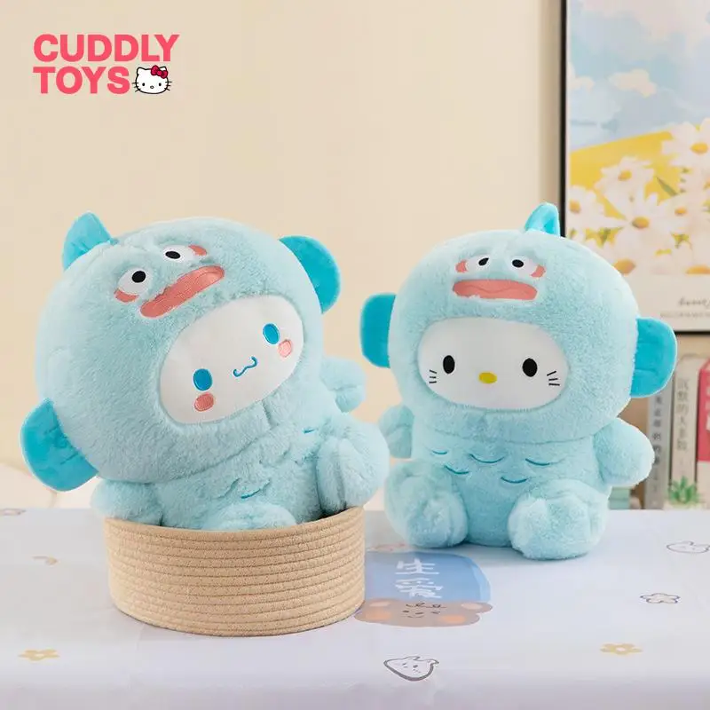 Sanrio Плюшевая Кукла Kawaii Cinnamoroll Cos Hangyodon Мягкие игрушки Плюшевые игрушки для девочек подарок
Sanrio Плюшевая Кукла Kawaii Cinnamoroll Cos Hangyodon Мягкие игрушки Плюшевые игрушки для девочек подарок