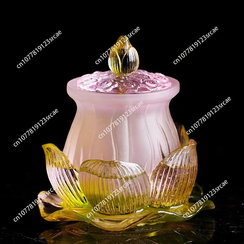 Glazed lotus vase incense burner offering cup complete set - home buddhist worship complete set of buddhist craft supplies
Glazed lotus vase incense burner offering cup complete set - home buddhist worship complete set of buddhist craft supplies