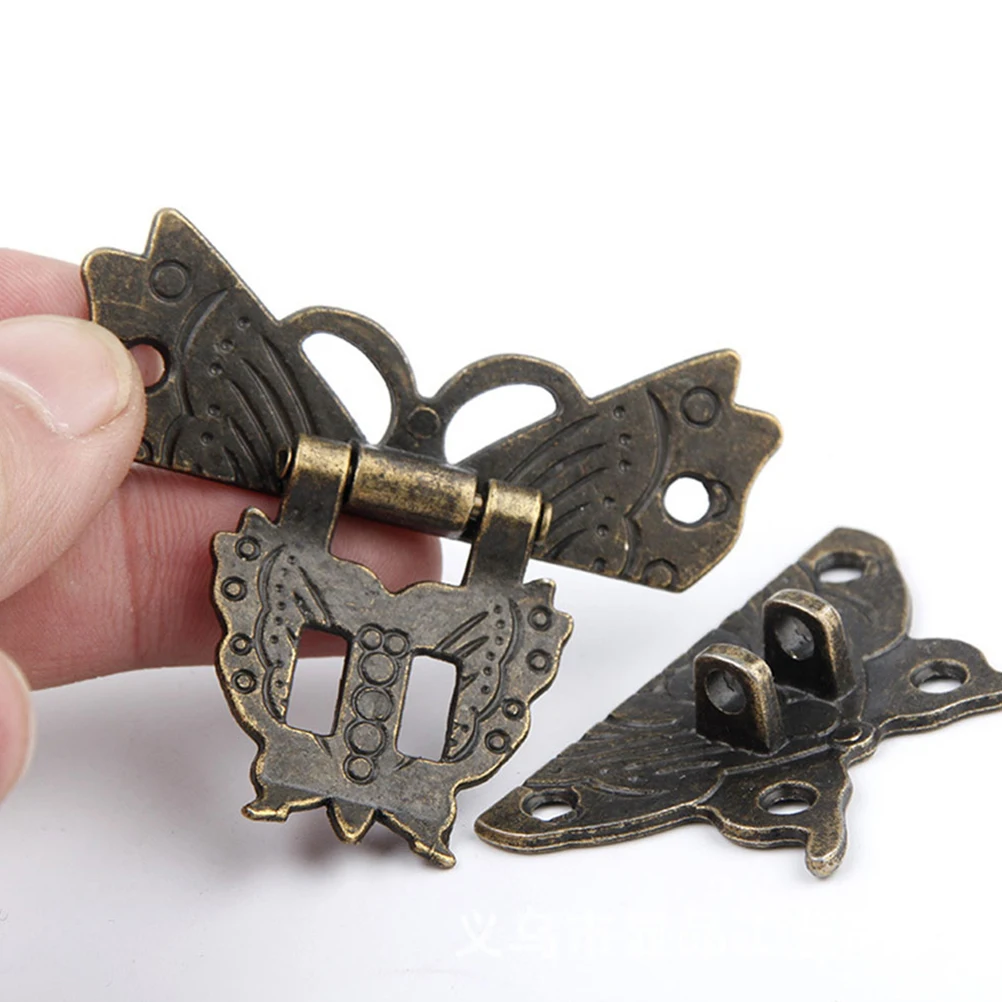 8pcs Butterfly Buckles Hasps Vintage Hardware Wooden Box Latch Durable Alloy Wide Usage Home Office Shop 
8pcs Butterfly Buckles Hasps Vintage Hardware Wooden Box Latch Durable Alloy Wide Usage Home Office Shop