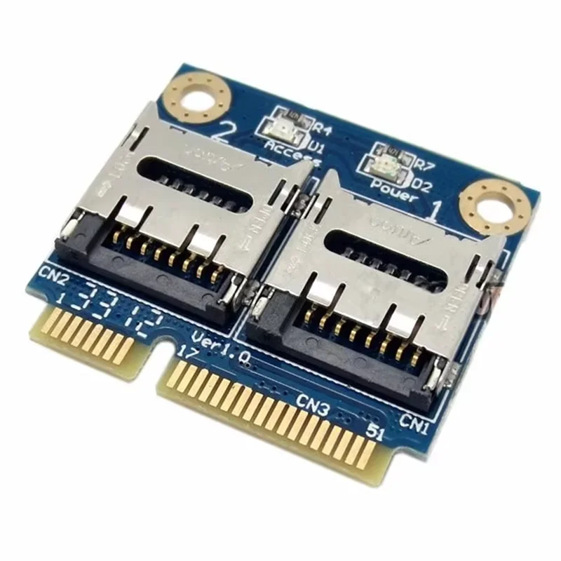 Двойная карта TF Micro SD для Mini pcie pci express pci-express PCI-E Express с полукронштейном, адаптер для чтения карт памяти
Двойная карта TF Micro SD для Mini pcie pci express pci-express PCI-E Express с полукронштейном, адаптер для чтения карт памяти