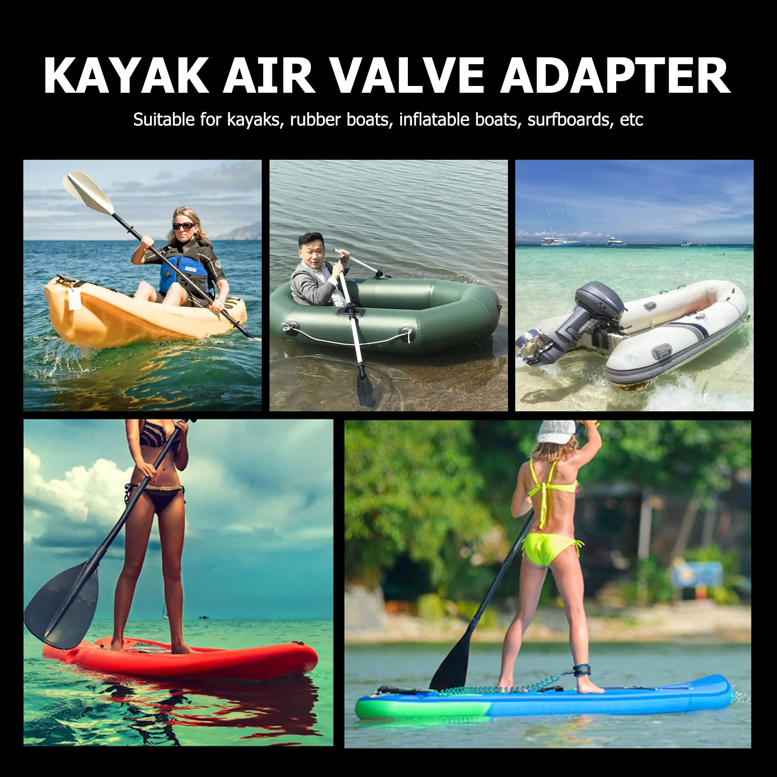 1Pcs High-Quality Kayak Inflation Valve Octagonal Air Pump Adapter for Inflatable Boats Surfboards Airtight Rubber Boat
1Pcs High-Quality Kayak Inflation Valve Octagonal Air Pump Adapter for Inflatable Boats Surfboards Airtight Rubber Boat