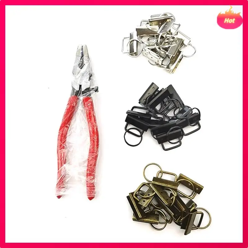 31 Pieces Of 32Mm Keychain Hardware Kit Is Suitable For Wrist Clamp Lanyard Keychain DIY Tools Easy To Use
31 Pieces Of 32Mm Keychain Hardware Kit Is Suitable For Wrist Clamp Lanyard Keychain DIY Tools Easy To Use