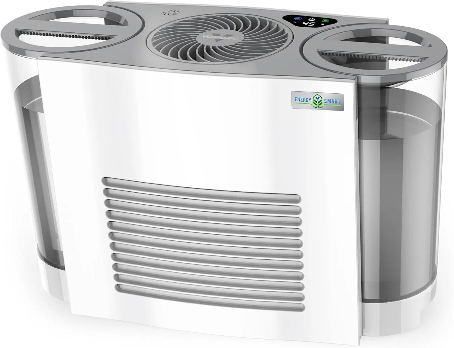 EVDC500 Smart Evaporative Humidifier, 2 Gallon, Auto Shut-off, LED Display, Easy Fill, Dual Tank, 4 Speeds
EVDC500 Smart Evaporative Humidifier, 2 Gallon, Auto Shut-off, LED Display, Easy Fill, Dual Tank, 4 Speeds