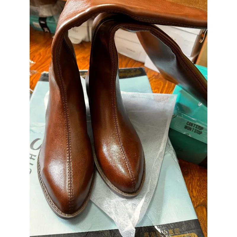 Hot Selling Retro Style Boots with Simple Pointed Tips Versatile High Heels V-mouth Side Zipper Slimming Boots Zapatos De Mujer
Hot Selling Retro Style Boots with Simple Pointed Tips Versatile High Heels V-mouth Side Zipper Slimming Boots Zapatos De Mujer