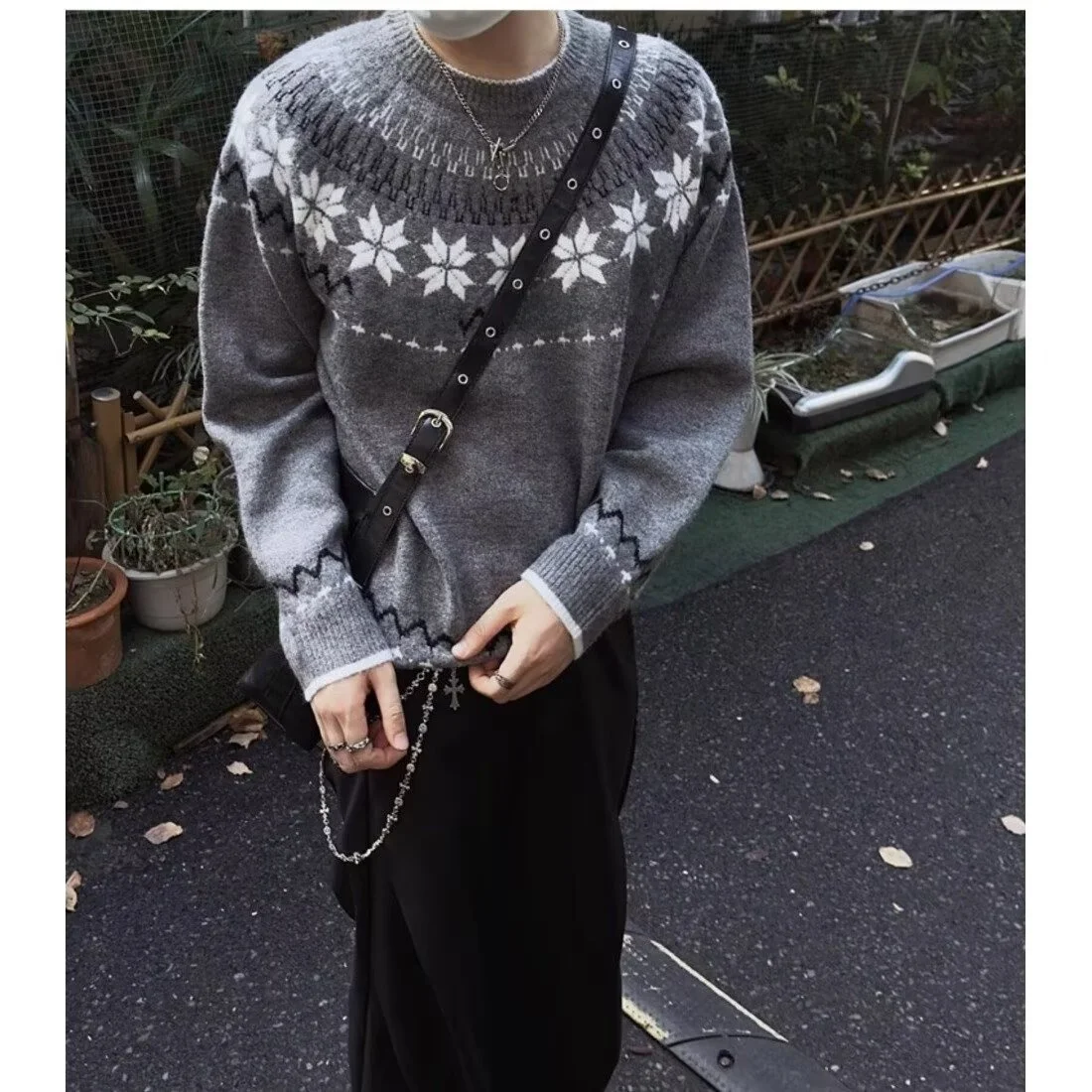 American Retro Cleanfit Fair Isle Knitted Sweater Men's Autumn Lazy Sle Couple Match Polyester Fiber Warmth Outerwear
American Retro Cleanfit Fair Isle Knitted Sweater Men's Autumn Lazy Sle Couple Match Polyester Fiber Warmth Outerwear