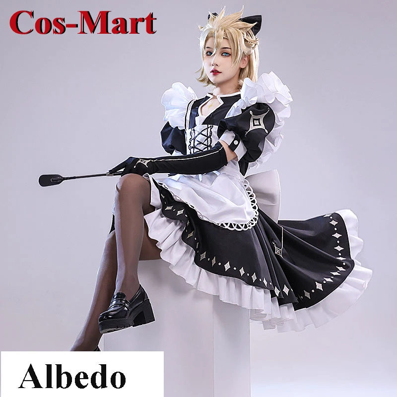Cos-Mart Hot Game Genshin Impact Albedo Cosplay Costume Gorgeous Sweet Lovely Maid Dress Party Role Play Clothing New
Cos-Mart Hot Game Genshin Impact Albedo Cosplay Costume Gorgeous Sweet Lovely Maid Dress Party Role Play Clothing New