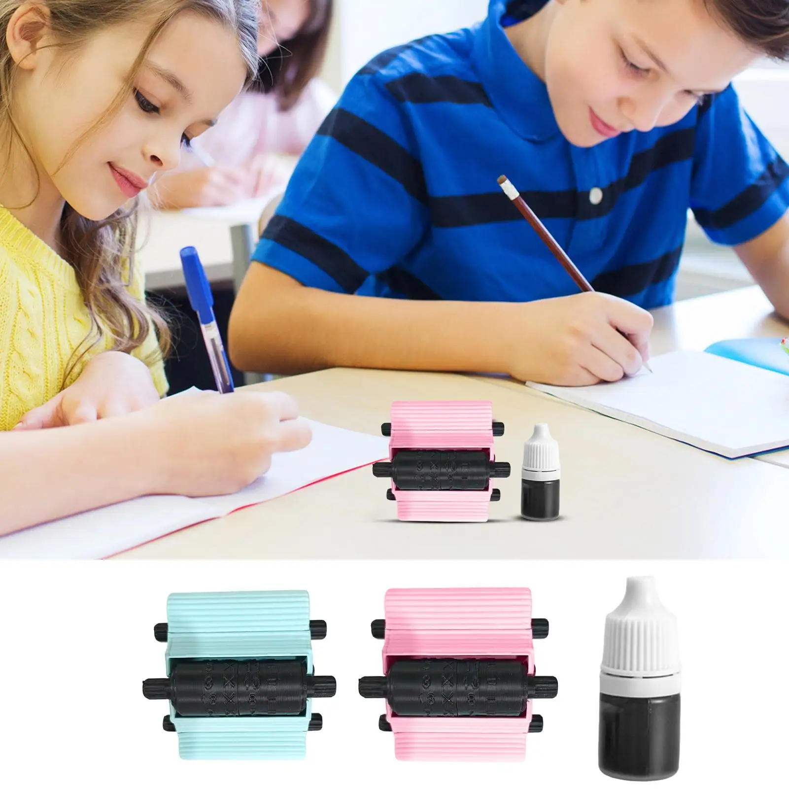 Math Stamp Roller 4 in 1 Fill in The Blank Educational Tool Math Stamp for Addition Subtraction Multiplication Division Teaching
Math Stamp Roller 4 in 1 Fill in The Blank Educational Tool Math Stamp for Addition Subtraction Multiplication Division Teaching