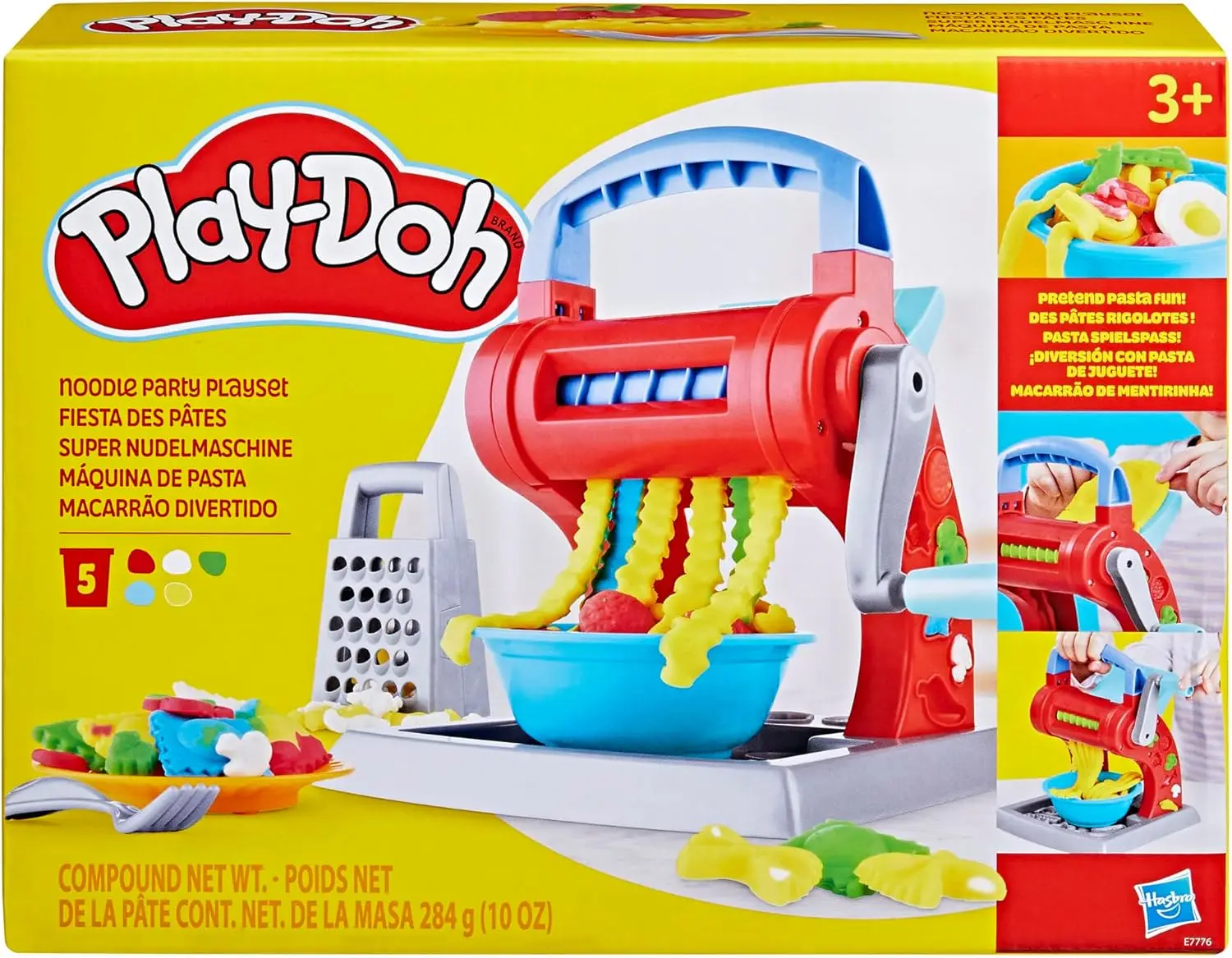 Kids Pasta Maker Playset with 5 Non-Toxic Colors, Fun Noodle Machine for Creative Play
Kids Pasta Maker Playset with 5 Non-Toxic Colors, Fun Noodle Machine for Creative Play