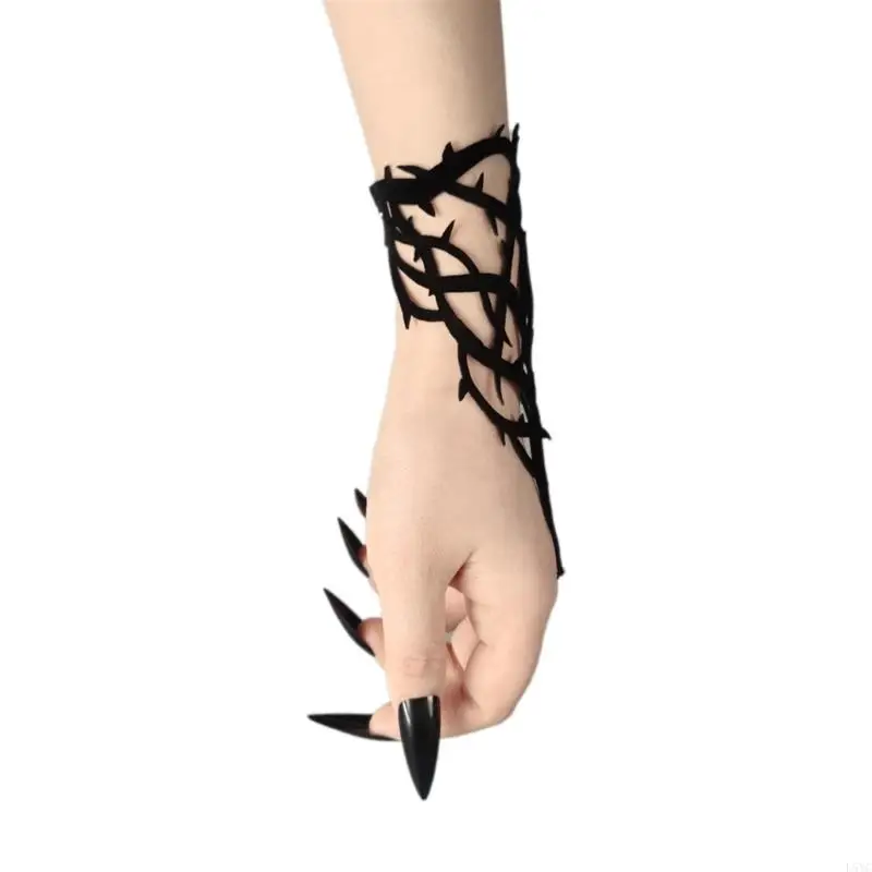 L5YC Black Thorns Bracelet Gothic Bracelet Queen Bracelet Adjustable Bracelet Halloween Cosplay Bracelet Jewelry for Women
L5YC Black Thorns Bracelet Gothic Bracelet Queen Bracelet Adjustable Bracelet Halloween Cosplay Bracelet Jewelry for Women
