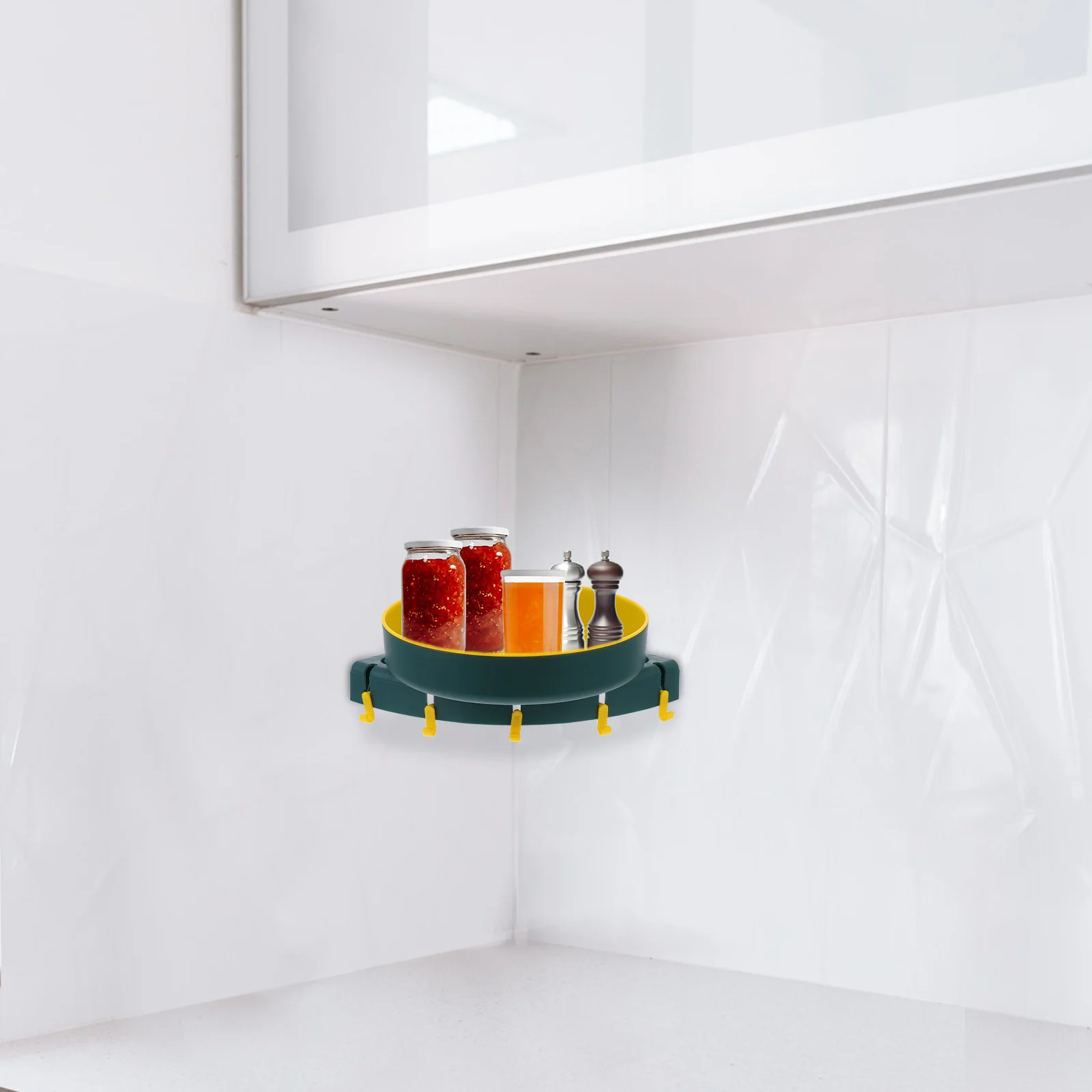 Rotating Shelf Storage Shelves Seasoning Rack Kitchen Multifunction Green Pp Organizer
Rotating Shelf Storage Shelves Seasoning Rack Kitchen Multifunction Green Pp Organizer