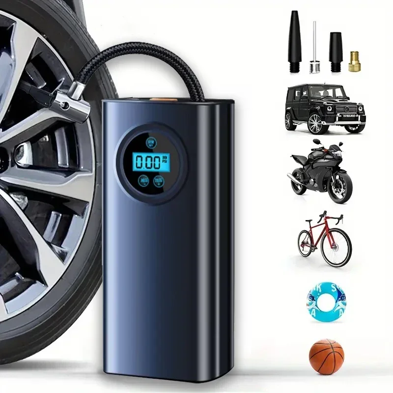 Мини-портативный насос для накачивания велосипеда/автомобиля, насос для накачивания автомобильных шин, портативный цифровой насос для накачивания электромобилей
Мини-портативный насос для накачивания велосипеда/автомобиля, насос для накачивания автомобильных шин, портативный цифровой насос для накачивания электромобилей