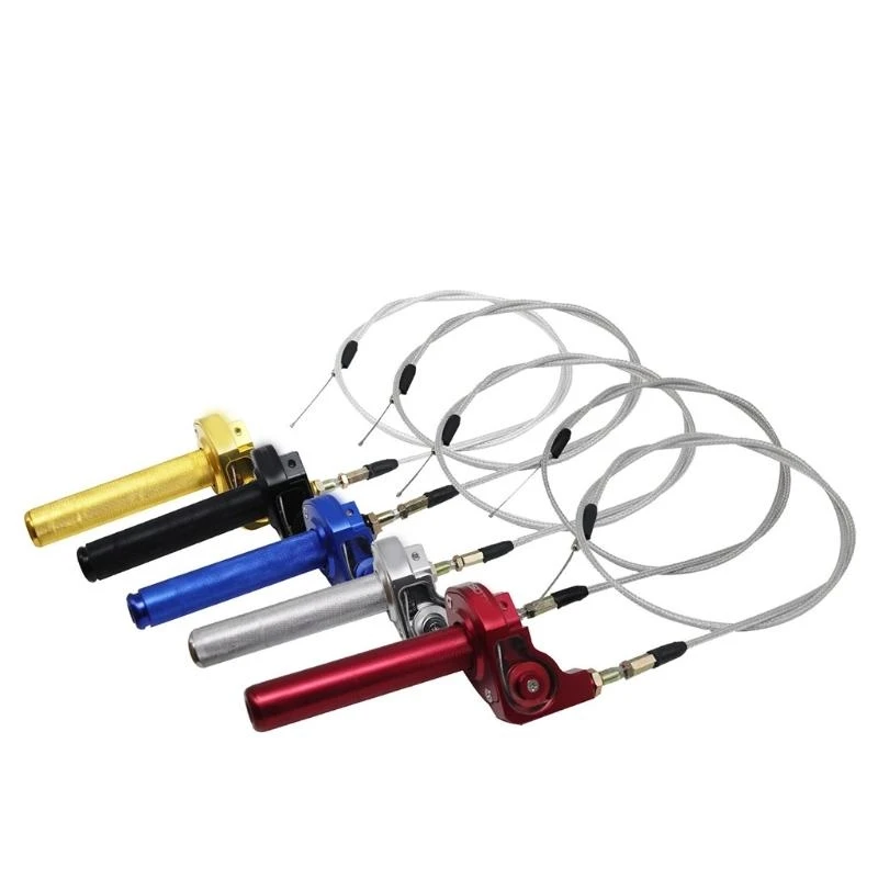 547B High Performance Aluminium Alloy E-Bike Twist Throttle Grip Wire Accelerator Throttle Line Cable for Dirt Bike
547B High Performance Aluminium Alloy E-Bike Twist Throttle Grip Wire Accelerator Throttle Line Cable for Dirt Bike