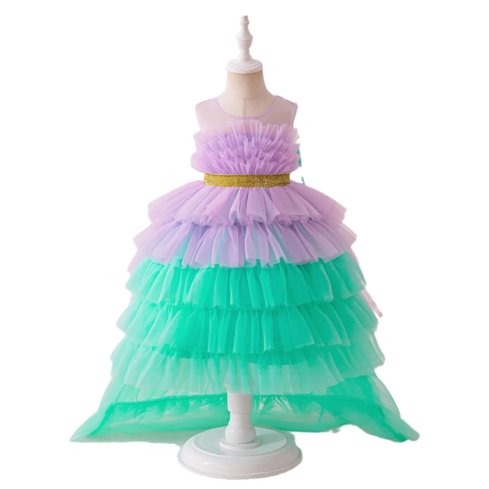 Elegant Girls Fluffy Trailing Purple Dresses Kids Big Bow Birthday Gown Girl Lace Evening Clothes Children Fashion Wedding Party
Elegant Girls Fluffy Trailing Purple Dresses Kids Big Bow Birthday Gown Girl Lace Evening Clothes Children Fashion Wedding Party