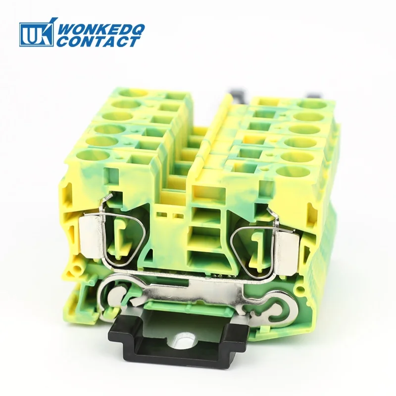 ST10-PE Пружинная клетка Защитная заземление 10 мм2 24–8 AWG Проводной электрический разъем Клеммная колодка на DIN-рейку ST 10-PE
ST10-PE Пружинная клетка Защитная заземление 10 мм2 24–8 AWG Проводной электрический разъем Клеммная колодка на DIN-рейку ST 10-PE