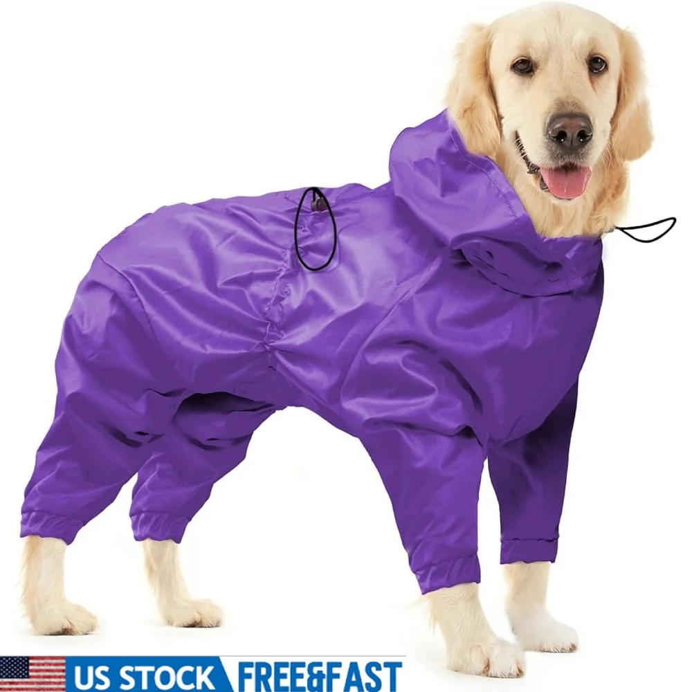 Waterproof Dog Raincoat Reflective Pet Poncho Jacket with Leash Hole Medium Large Dogs Rainproof Comfortable Outdoor Use
Waterproof Dog Raincoat Reflective Pet Poncho Jacket with Leash Hole Medium Large Dogs Rainproof Comfortable Outdoor Use