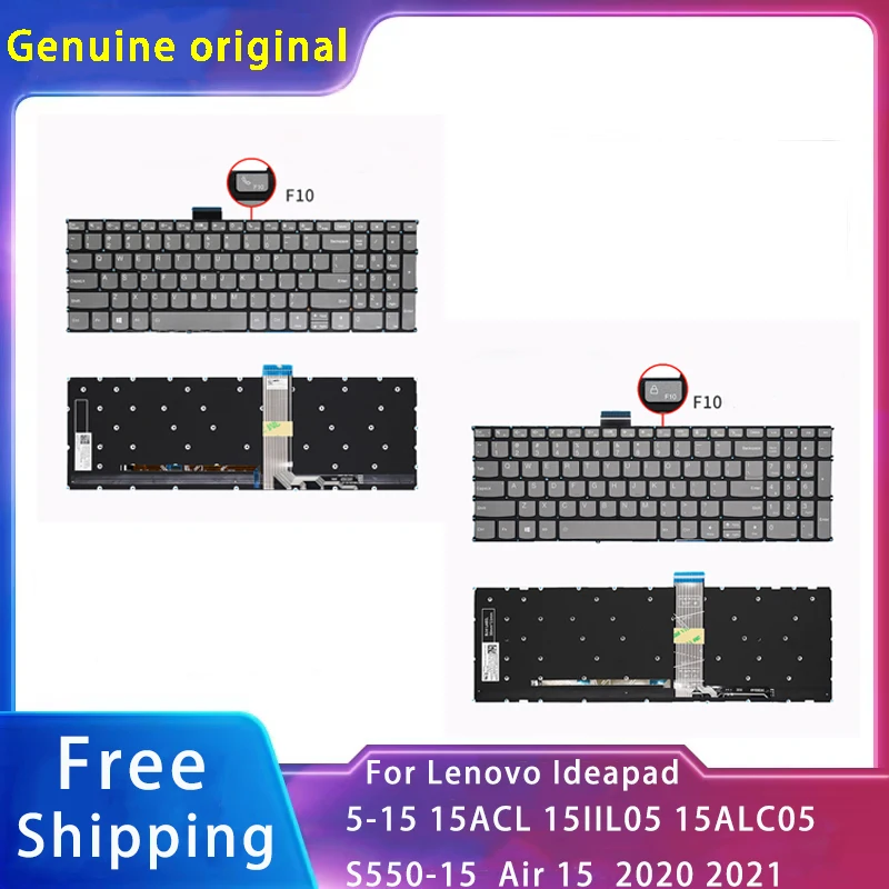 New For Lenovo Ideapad 5-15 15ACL 15IIL05 15ALC05 S550-15 Air 15 2020/2021 Replacemen Laptop Accessories Keyboard With Backlight
New For Lenovo Ideapad 5-15 15ACL 15IIL05 15ALC05 S550-15 Air 15 2020/2021 Replacemen Laptop Accessories Keyboard With Backlight