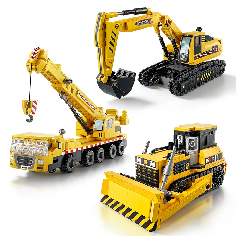 TOYLINX City Technical Excavator Bulldozer Car Heavy Mining Truck Crane Building Blocks DIY Engineering Bricks Toys For Children
TOYLINX City Technical Excavator Bulldozer Car Heavy Mining Truck Crane Building Blocks DIY Engineering Bricks Toys For Children