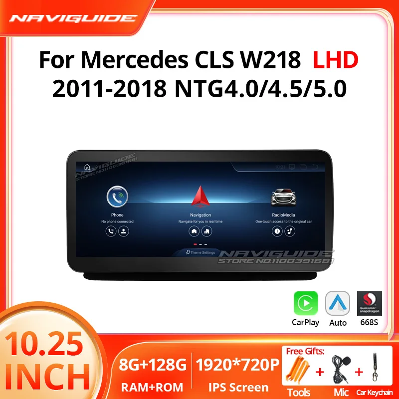 NAVIGUIDE 10.25'' Android 13 For Mercedes CLS Class W218 2011-2018 Car Multimedia Stereo Carplay 4G WIFI GPS Navi Radio Player
NAVIGUIDE 10.25'' Android 13 For Mercedes CLS Class W218 2011-2018 Car Multimedia Stereo Carplay 4G WIFI GPS Navi Radio Player