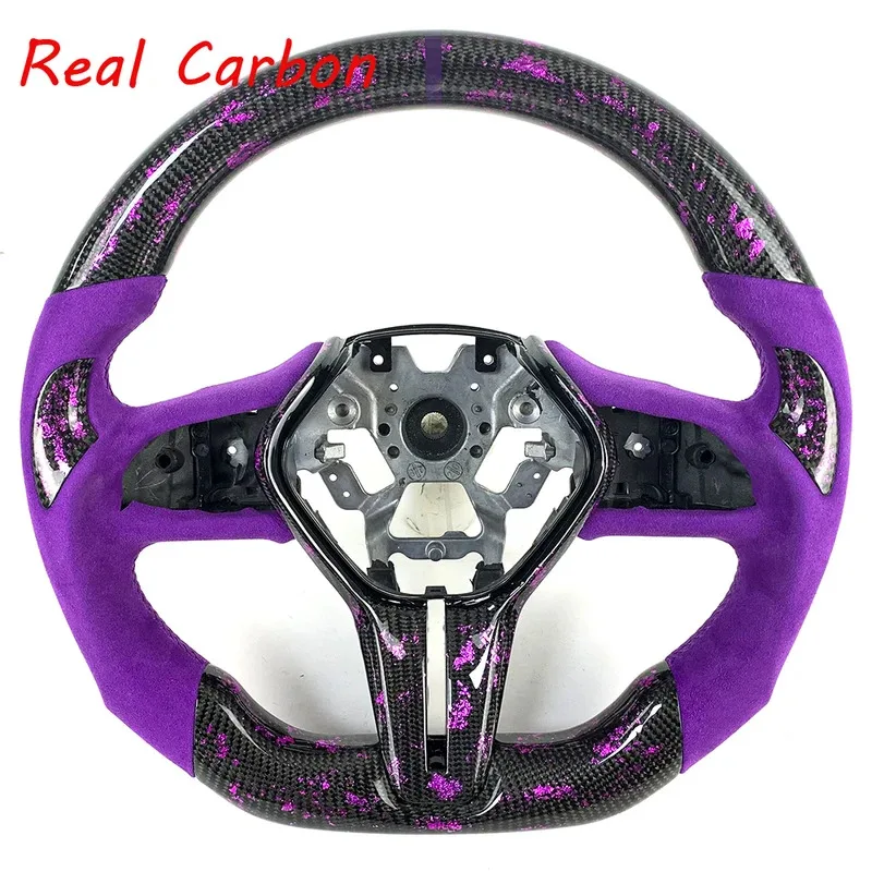 For Infiniti Q50/Q60/QX60 (2017-2023) Custom Purple Alcantara Leather & Forged Carbon Fiber Steering Wheel
For Infiniti Q50/Q60/QX60 (2017-2023) Custom Purple Alcantara Leather & Forged Carbon Fiber Steering Wheel