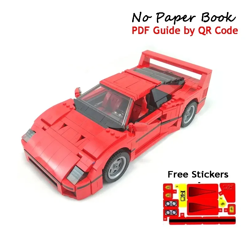 В НАЛИЧИИ 10248 F40 Совместимый MOC-10567 Спортивный автомобиль 1158 шт. Сборка сращивания Строительный блок Игрушечная модель DIY Детский подарок Подарок
В НАЛИЧИИ 10248 F40 Совместимый MOC-10567 Спортивный автомобиль 1158 шт. Сборка сращивания Строительный блок Игрушечная модель DIY Детский подарок Подарок