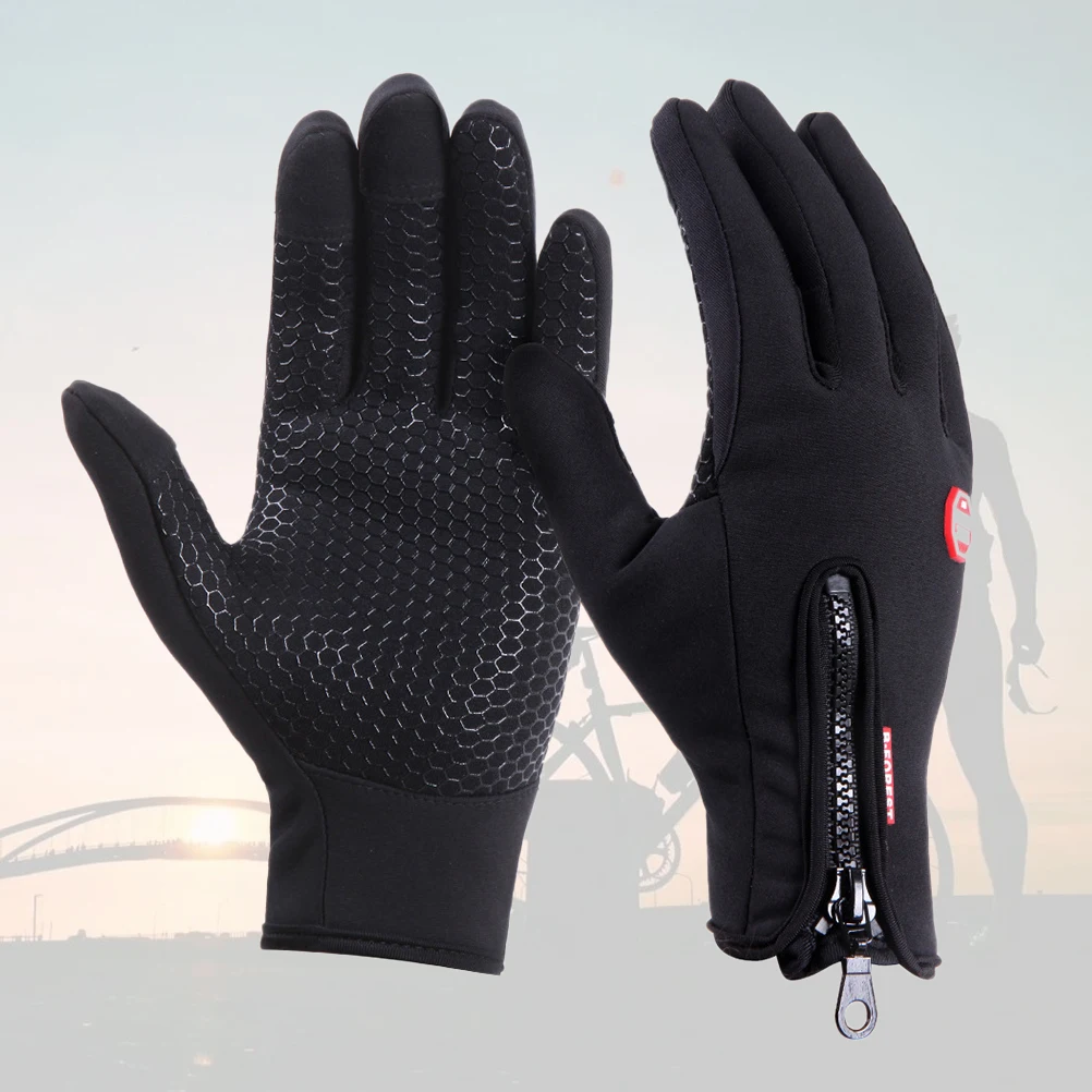 Touch Screen Warm Gloves For Women Men Cold Weather Cycling Anti-Slip Windproof Sports Gloves Design Perfect Fit
Touch Screen Warm Gloves For Women Men Cold Weather Cycling Anti-Slip Windproof Sports Gloves Design Perfect Fit