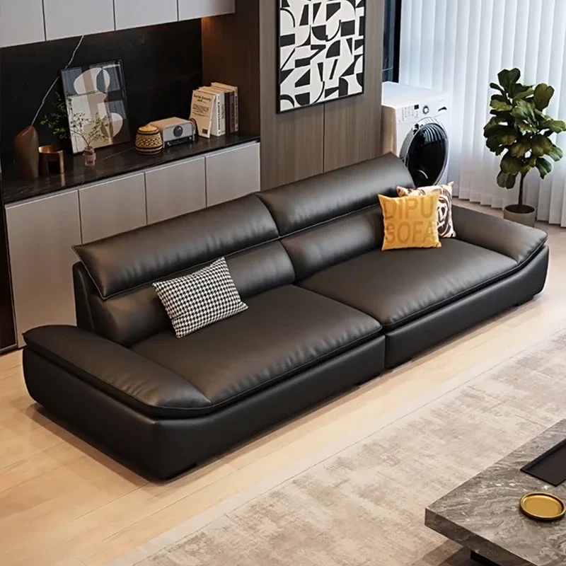 Italian Black Office Sofa, Simple Modern Business Lounge Area, Reception And Negotiation Trio
Italian Black Office Sofa, Simple Modern Business Lounge Area, Reception And Negotiation Trio