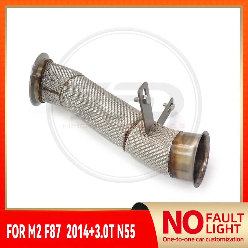 NO FAULT LIGHT Downpipe For BMW M2 F87 N55 3.0T Stainless Steel Exhaust System Heat Shield Non-destructive Installation HMD
NO FAULT LIGHT Downpipe For BMW M2 F87 N55 3.0T Stainless Steel Exhaust System Heat Shield Non-destructive Installation HMD