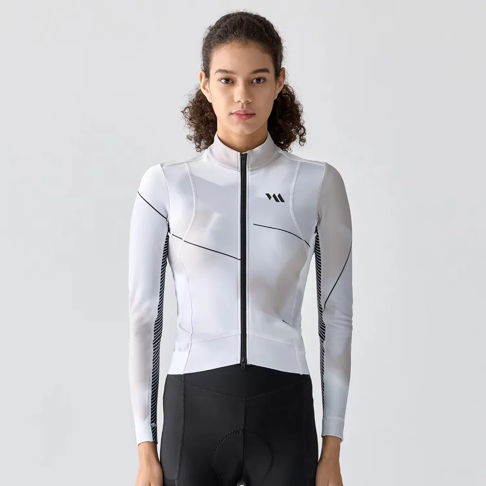 Women's Long Sleeve Thermal Fleece Cycling Jersey Shirts, Custom Winter Cold Weather Bike Tops Cycling Clothing Manufacturer
Women's Long Sleeve Thermal Fleece Cycling Jersey Shirts, Custom Winter Cold Weather Bike Tops Cycling Clothing Manufacturer