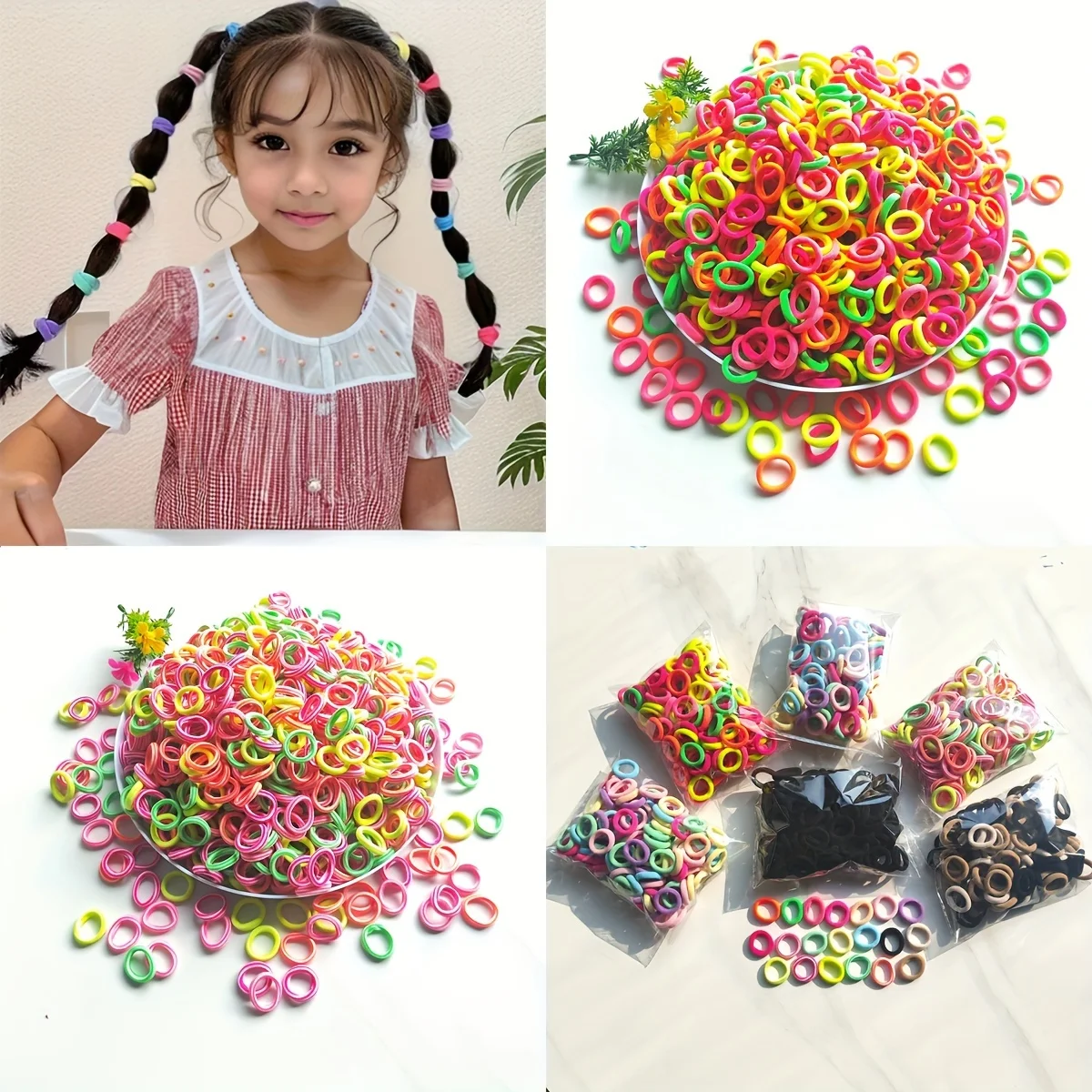 40/70/140pcs 'S High-Elastic Hair Ties, Braid Hairstyle Fixing Firm Headband, Cute Candy-Colored Hair Ties Hair Rings, No-Seam Towel Circle Elastic Bands, Suitable for 'S Gifts, Hair, School, Outdoor
40/70/140pcs 'S High-Elastic Hair Ties, Braid Hairstyle Fixing Firm Headband, Cute Candy-Colored Hair Ties Hair Rings, No-Seam Towel Circle Elastic Bands, Suitable for 'S Gifts, Hair, School, Outdoor
