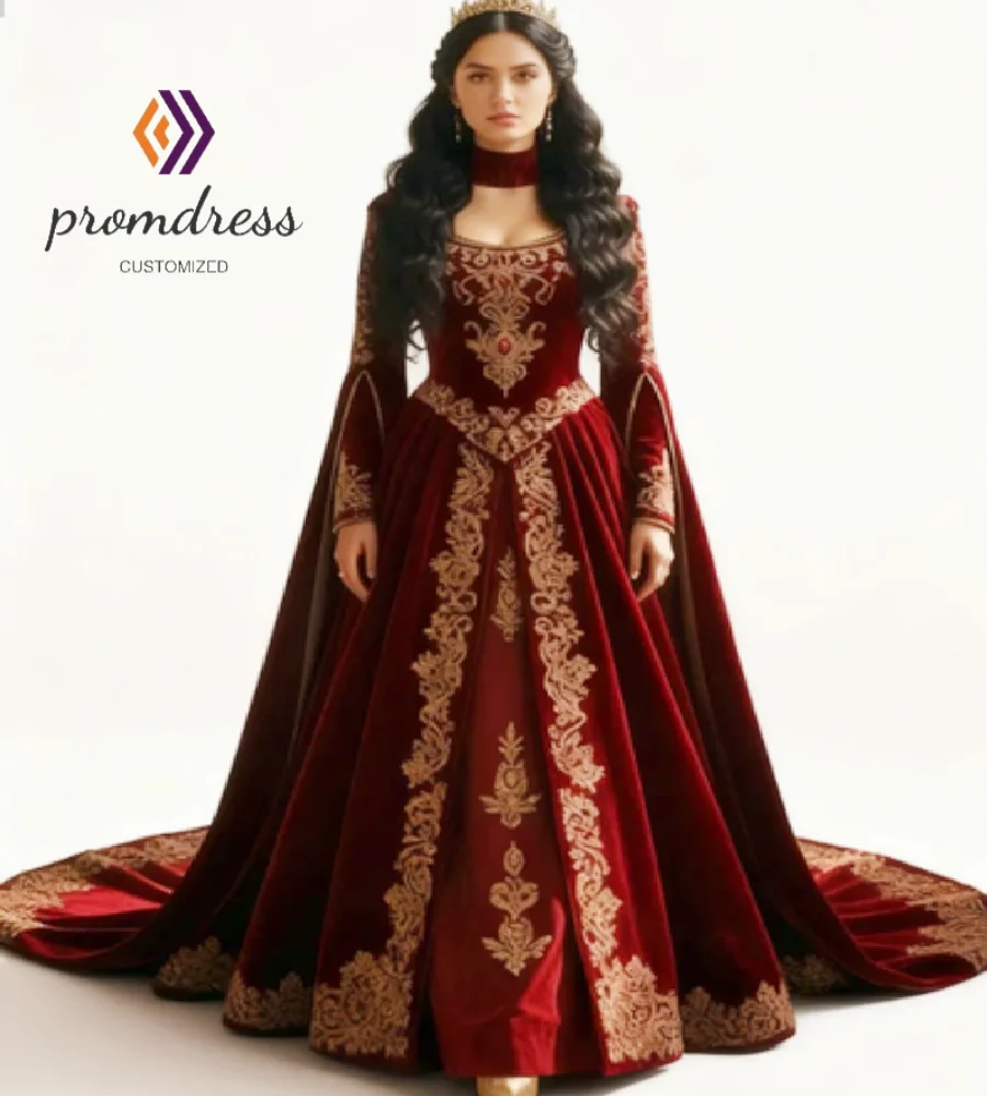 Фэнтези темно-красное средневековое вечернее платье королевы с длинным рукавом бархатное платье Тюдоров эпохи Возрождения для выпускного вечера турецкое марокканское вечернее платье вечерние
Фэнтези темно-красное средневековое вечернее платье королевы с длинным рукавом бархатное платье Тюдоров эпохи Возрождения для выпускного вечера турецкое марокканское вечернее платье вечерние