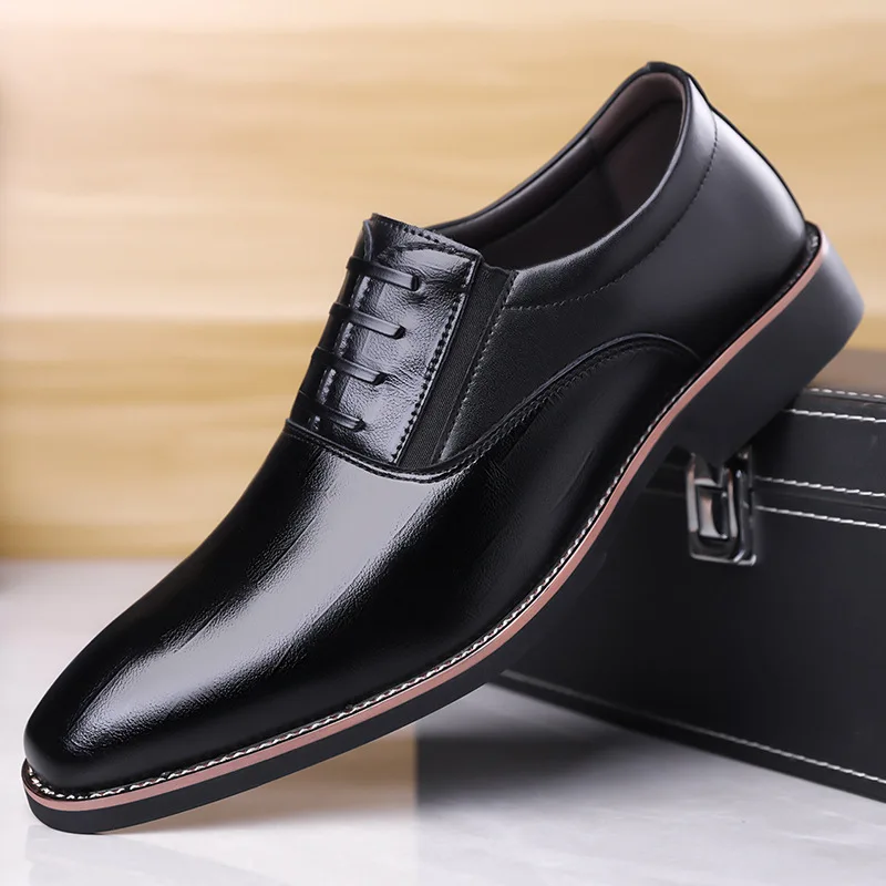 Big Size Soft Leather Shoes for Men Spring Autumn New Designer Casual Shoes Male Lace Fashion Wedding Dress Shoe Man
Big Size Soft Leather Shoes for Men Spring Autumn New Designer Casual Shoes Male Lace Fashion Wedding Dress Shoe Man