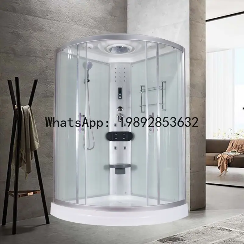 X-28 luxury fan-shaped shower enclosure - freestanding glass shower room for home use
X-28 luxury fan-shaped shower enclosure - freestanding glass shower room for home use