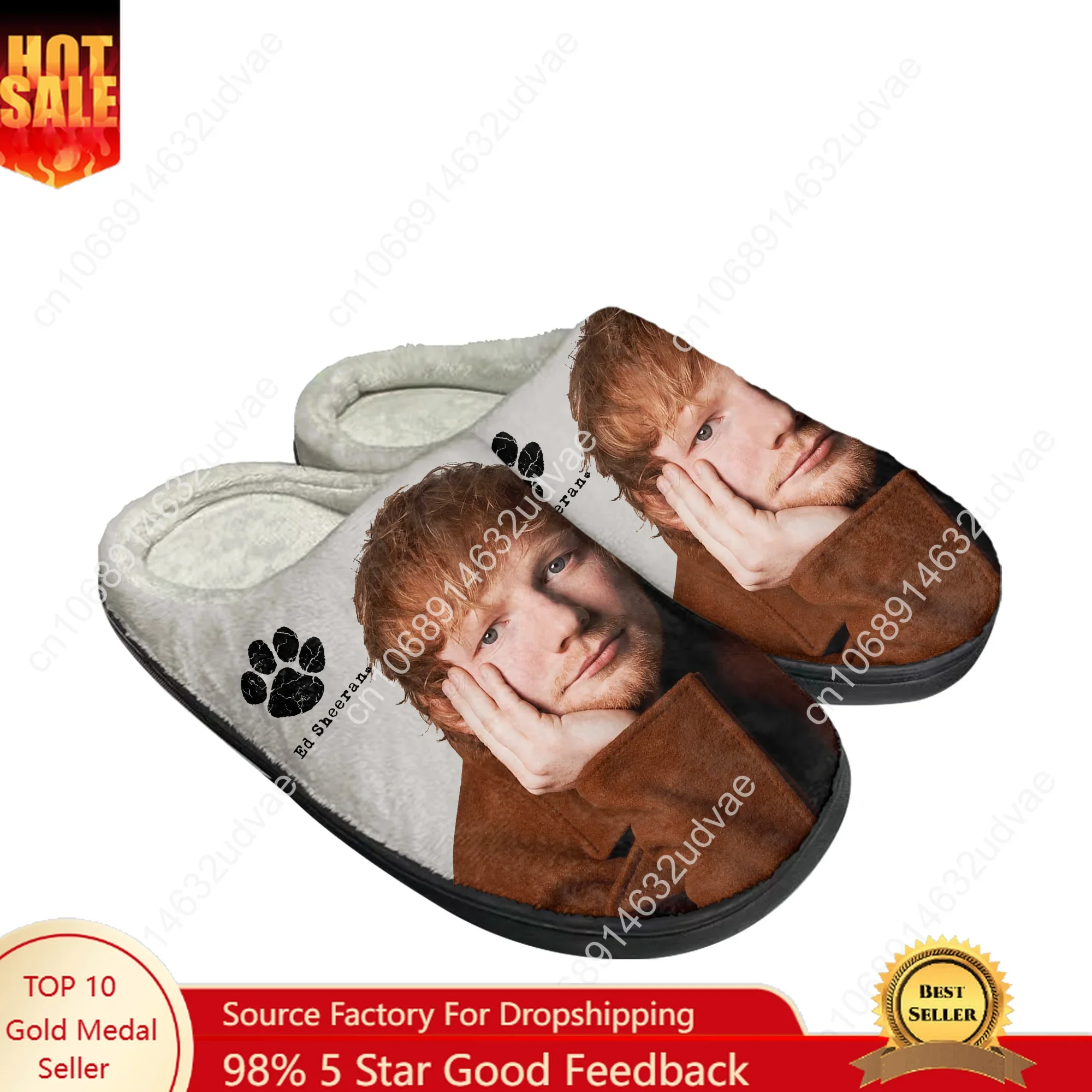 Ed Sheeran Cotton Slippers High Quality Mens Womens Youth Boy Girl Plush Bedroom Keep Warm Shoes Customized Thermal Slipper
Ed Sheeran Cotton Slippers High Quality Mens Womens Youth Boy Girl Plush Bedroom Keep Warm Shoes Customized Thermal Slipper