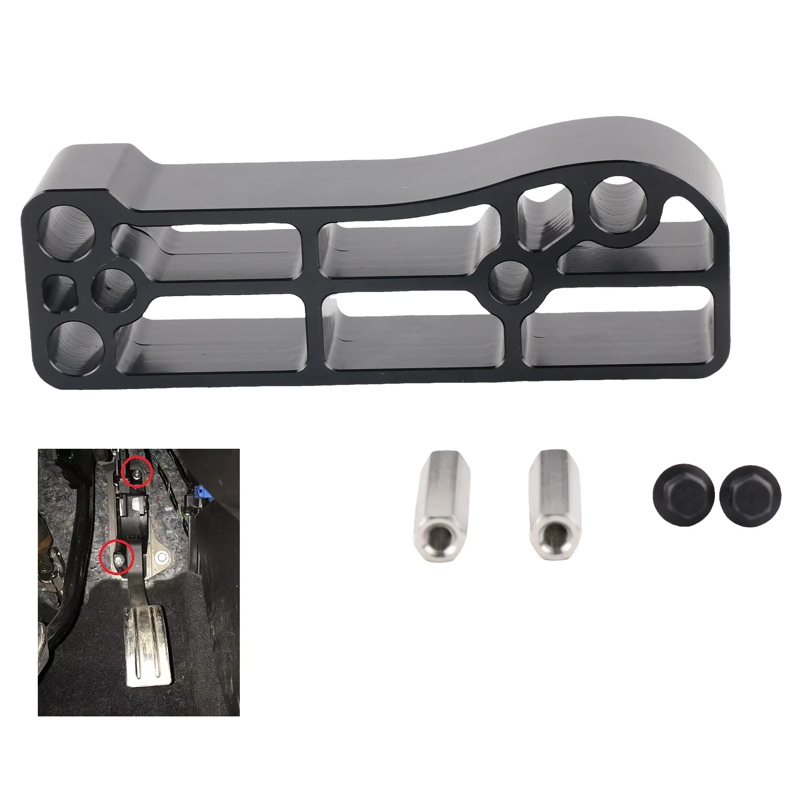 Запчасти для сцепления, прокладка педали, черный алюминий для Ford Focus RS 2013+ Ford Focus ST 2016-2018, модификация автомобиля
Запчасти для сцепления, прокладка педали, черный алюминий для Ford Focus RS 2013+ Ford Focus ST 2016-2018, модификация автомобиля