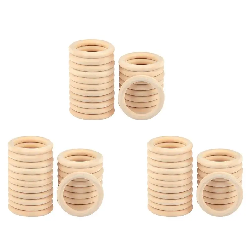 ABKS-90Pcs 70Mm Wood Rings,Wooden Ring Wood Circles For DIY Crafts, Macrame Plant Hanger,Ornaments And Jewelry Making
ABKS-90Pcs 70Mm Wood Rings,Wooden Ring Wood Circles For DIY Crafts, Macrame Plant Hanger,Ornaments And Jewelry Making