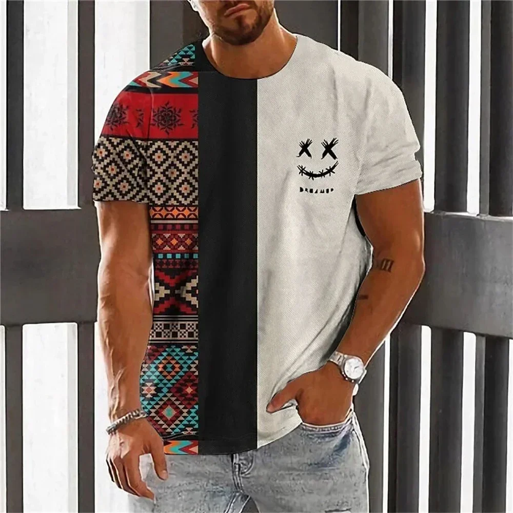 Vintage Men's 3Dt Shirt Ethnic Print Casual Short Sleeve Summer Round Neck Street T-Shirt Men's Loose Sweatshirt Men's Clothing
Vintage Men's 3Dt Shirt Ethnic Print Casual Short Sleeve Summer Round Neck Street T-Shirt Men's Loose Sweatshirt Men's Clothing