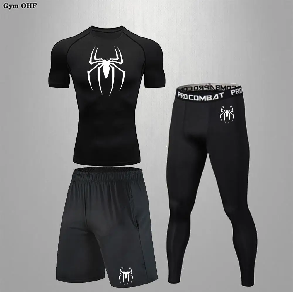 Spider Men's Tracksuit Compression Sport Suit Gym Fitness Clothes Running Jogging Wear Training Exercise Workout Rashgard
Spider Men's Tracksuit Compression Sport Suit Gym Fitness Clothes Running Jogging Wear Training Exercise Workout Rashgard