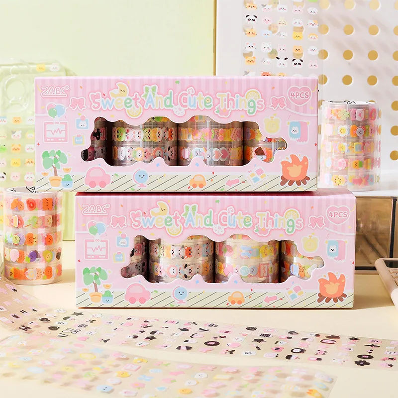 4pcs/1lot Decorative Adhesive Tapes something sweet and cute Masking Tapes Scrapbooking DIY Paper Japanese Stickers
4pcs/1lot Decorative Adhesive Tapes something sweet and cute Masking Tapes Scrapbooking DIY Paper Japanese Stickers