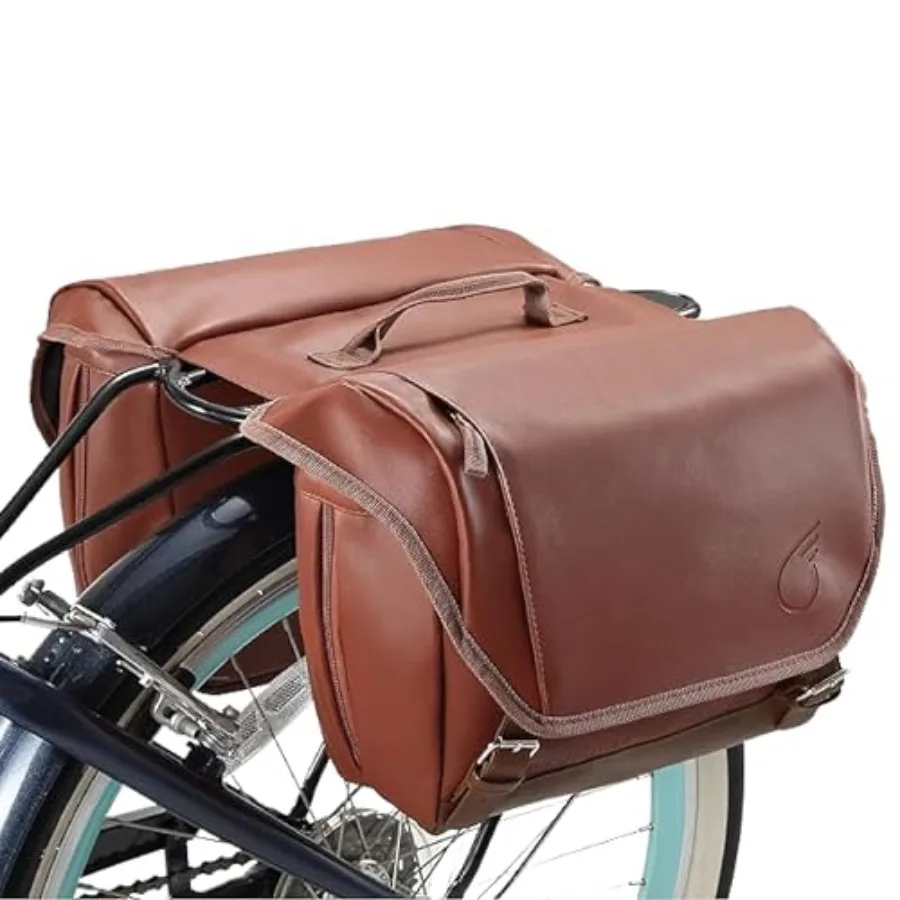 Dual Sided Bike Bag for Rear Rack, Waterproof Universal Bicycle Double Pannier Storage Bags, Cargo Trunk with Carry Handle
Dual Sided Bike Bag for Rear Rack, Waterproof Universal Bicycle Double Pannier Storage Bags, Cargo Trunk with Carry Handle