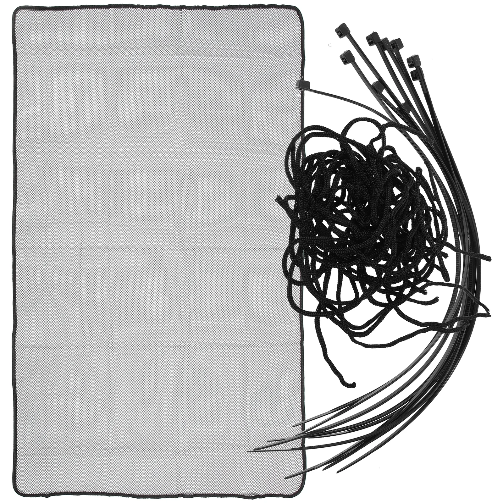 Stair Balcony Safety Net 1.5m x 0.9m Black 10 Straps 15 Cords Child Pet Proof Mesh Guard for Stairs Railings Hallways Durability
Stair Balcony Safety Net 1.5m x 0.9m Black 10 Straps 15 Cords Child Pet Proof Mesh Guard for Stairs Railings Hallways Durability