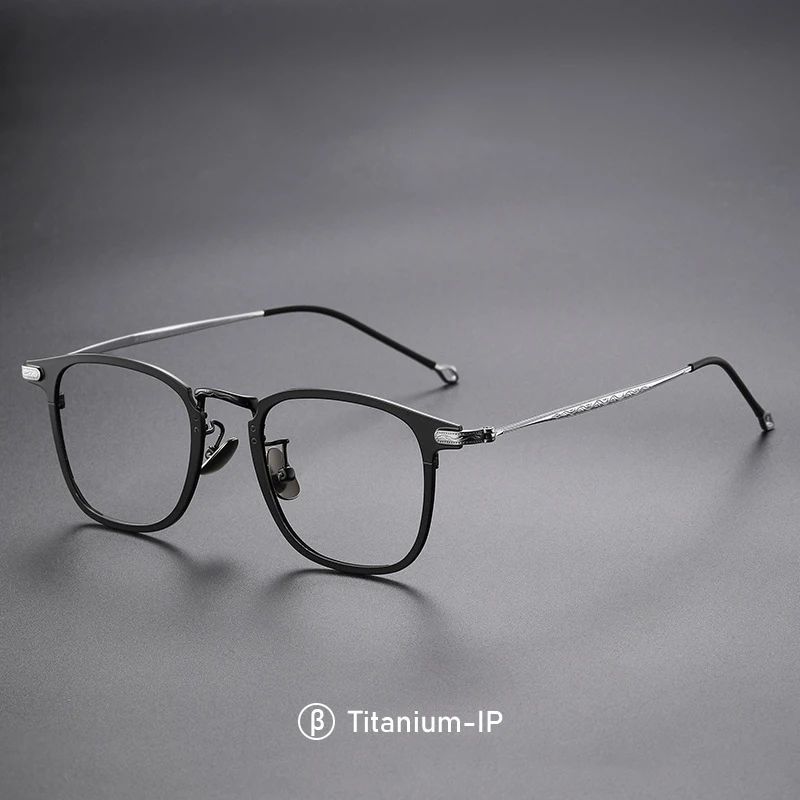 Ultralight Pure Titanium Square Glasses Men and Women Large Eyewear Fashion Retro Big Frame Temple Carving Edge Hollow Spectacle
Ultralight Pure Titanium Square Glasses Men and Women Large Eyewear Fashion Retro Big Frame Temple Carving Edge Hollow Spectacle