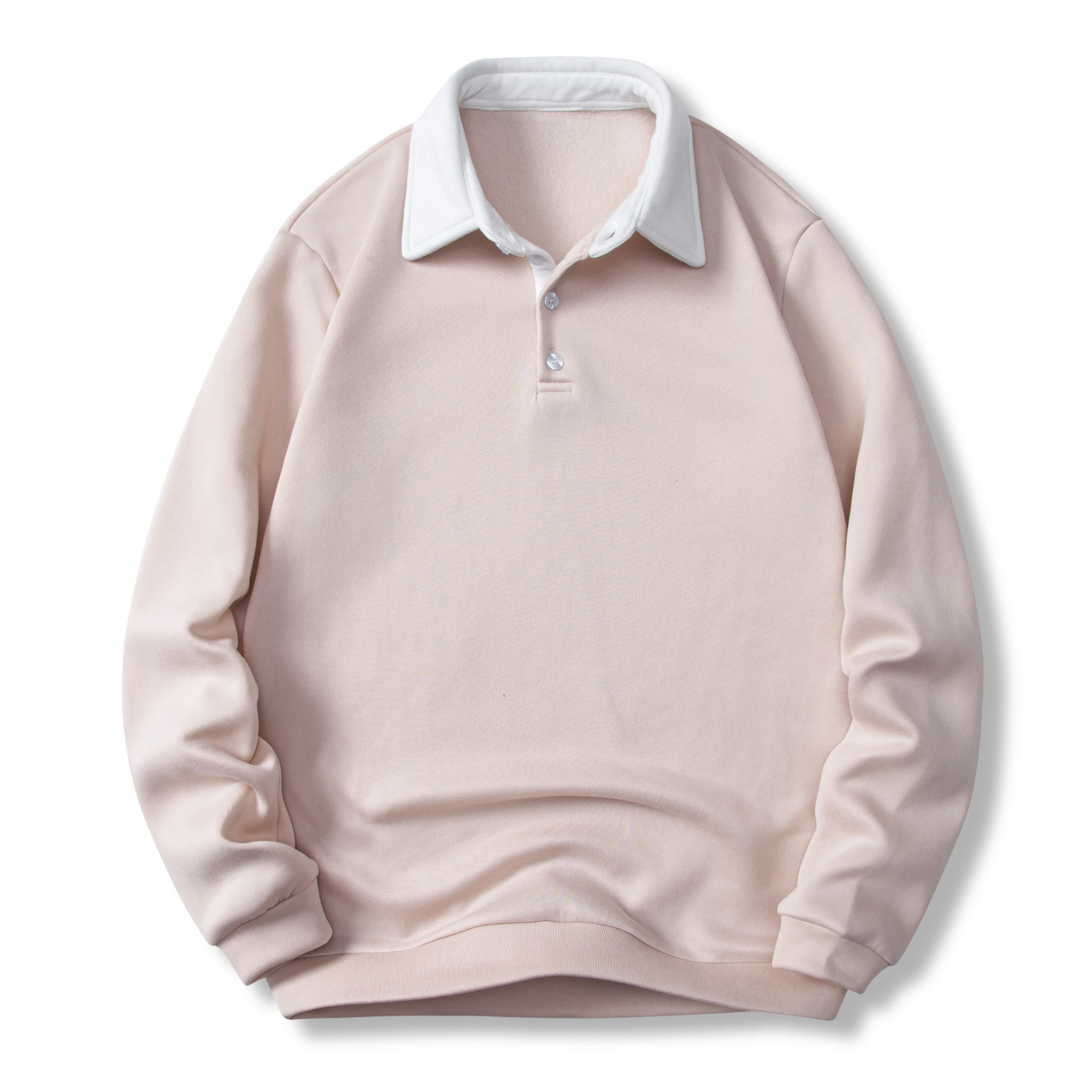 Spring and autumn men's fleece warm solid color pullover lapel button fashion casual sweater suitable for outdoor walking
Spring and autumn men's fleece warm solid color pullover lapel button fashion casual sweater suitable for outdoor walking