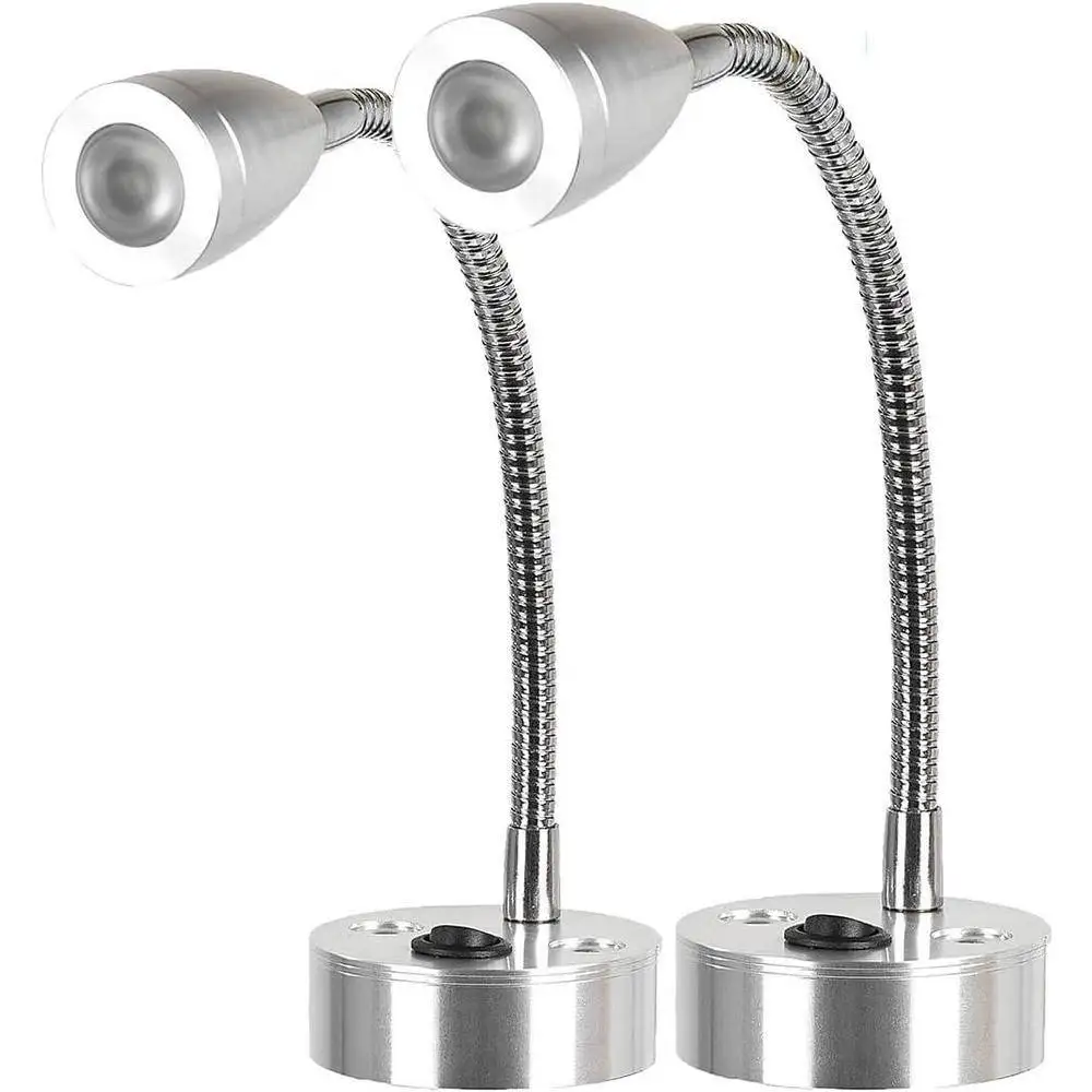 2 шт., 12 В, 3 Вт, светодиодный точечный светильник для чтения, переключатель включения и выключения, кемпер, фургон, фургон, лодка, интерьер белого света
2 шт., 12 В, 3 Вт, светодиодный точечный светильник для чтения, переключатель включения и выключения, кемпер, фургон, фургон, лодка, интерьер белого света