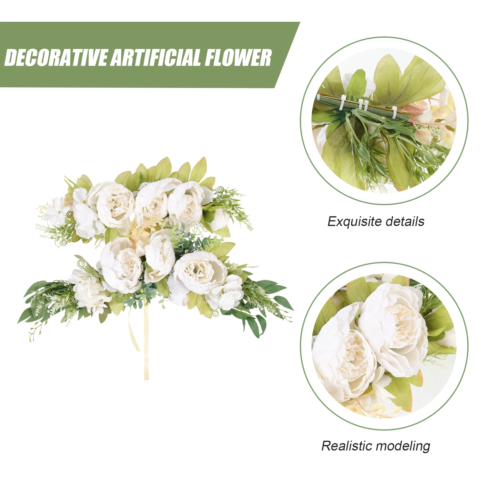 2Pcs Simulation Arch Door Wreath Premium Sturdy Material Realistic Plants Flowers Lively Home Decor Front Door Garden Living
2Pcs Simulation Arch Door Wreath Premium Sturdy Material Realistic Plants Flowers Lively Home Decor Front Door Garden Living