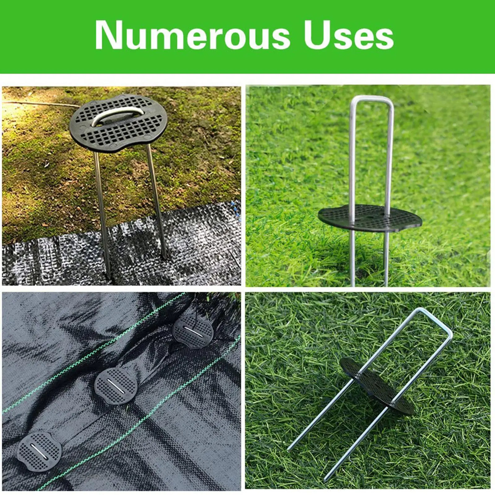 100 Pieces Garden Staples PP Washer Landscape Staple Gaskets Multifunctional Greenhouses Professional Sturdy Gardens Black
100 Pieces Garden Staples PP Washer Landscape Staple Gaskets Multifunctional Greenhouses Professional Sturdy Gardens Black