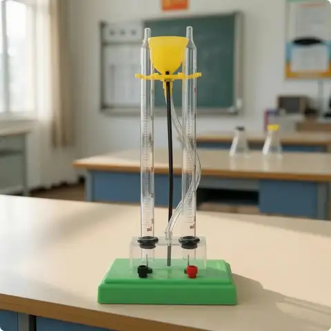 Water Electrolysis Apparatus Transparent for Science Educators