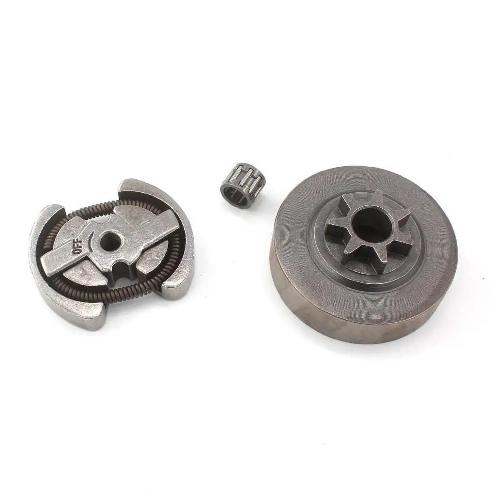 Металлический барабан сцепления бензопилы с цепной звездочкой и подшипником в сборе для моделей 36, 41, 136, 141, 137, 142
Металлический барабан сцепления бензопилы с цепной звездочкой и подшипником в сборе для моделей 36, 41, 136, 141, 137, 142